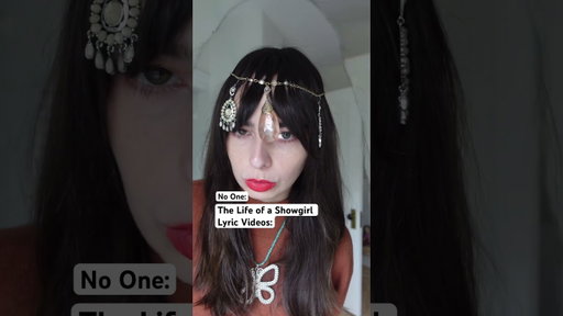 The Life of a Showgirl Lyric Videos #taylorswift #parody