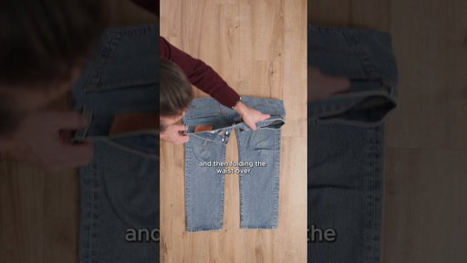 How To Fold Jeans Hack