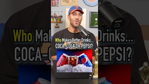 COCA COLA Or PESPI?! Who Makes Better Drinks? #shorts #drinks #coke #soda #pepsi