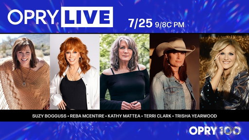 Opry Live - Suzy Bogguss, Reba McEntire, Kathy Mattea, Terri Clark, and Trisha Yearwood