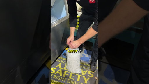 At some west coast races, ice can go for $18 a bag at the track 😭
