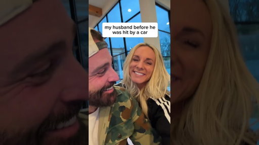 My husband… before he was “hit by a car” 😂 #DarkHumour #CoupleComedy #FunnyShorts