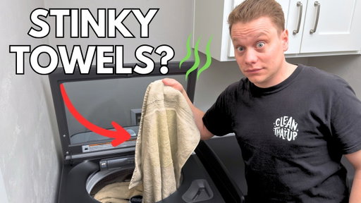 The Best Way to Clean Stinky Towels!
