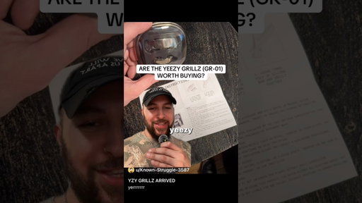Are The Yeezy Grillz (GR-01) Worth It? #yeezy #yzy #kanyewest #kanye #fyp