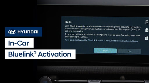 In-Car Bluelink® Activation | Bluelink® | Hyundai