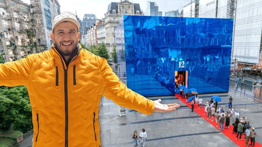 We Went Inside Brussels' Mysterious Blue Cube with 500 subscribers