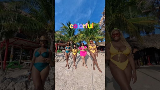 When the vacations OUTFITS  make it out the GROUP CHAT ✨ #girlstrip #belize #shorts #vacation