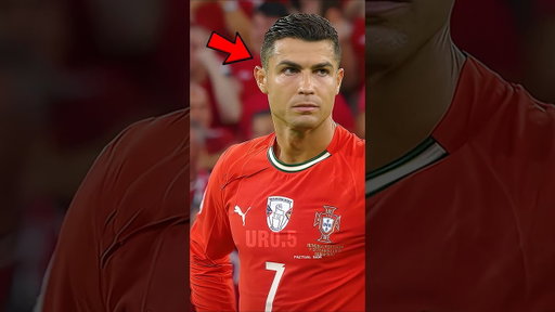Why Ronaldo ALWAYS Steps on the Pitch With His Right Foot ? 😱/#ytshorts #ronaldo #soccer #shorts