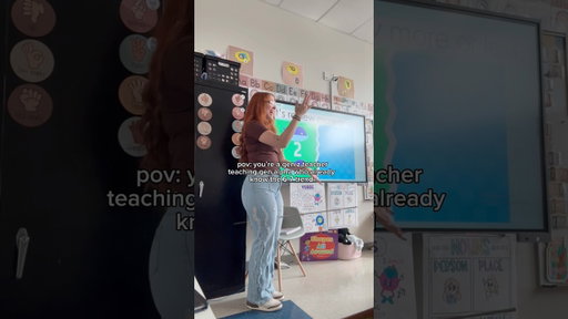 when your kindergarteners teach you the 6-7 trend 🤏🏼🤪 #kindergarten #teacherlife #teacher #67