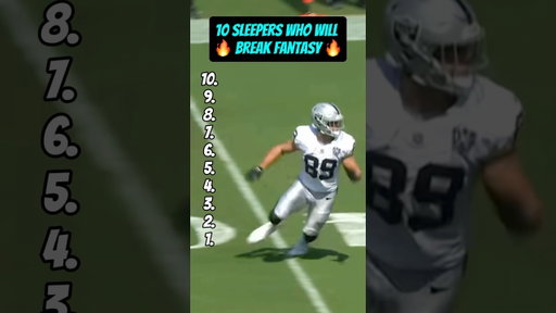10 Biggest Sleepers in Fantasy Football 🤫