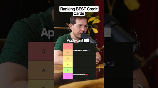 Ranking The BEST Credit Cards 💳