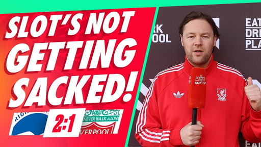 'SLOT'S NOT GETTING SACKED THIS SEASON!' | Brighton 2-1 Liverpool | AGT | Instant Match Reaction