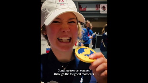 Team USA’s Haley Winn gets a voicemail from her brothers before the gold medal hockey game #olympics