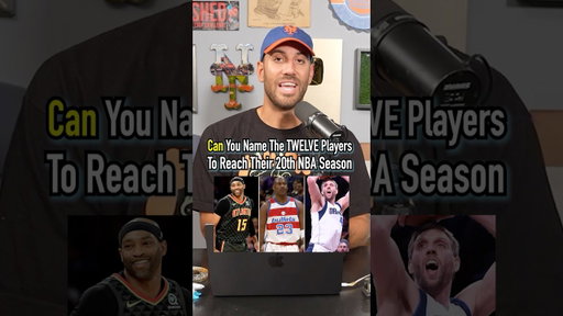 Can you name the twelve NBA players to reach their 20th season?! #shorts #nba #trivia #history #goat