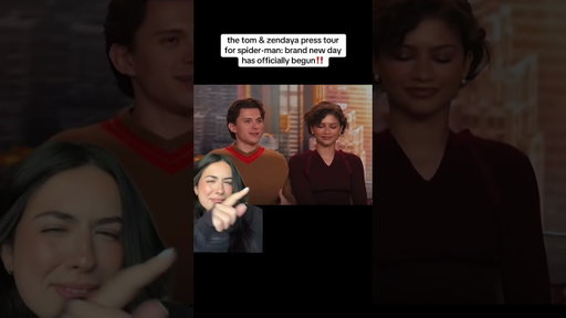 tomdaya press tour we ARE SO BACK #tomholland #zendaya #spiderman #marvel #mcu