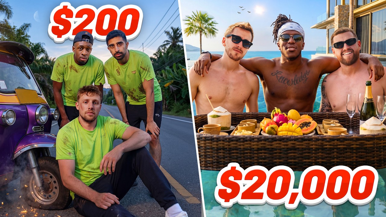 SIDEMEN $20,000 vs $200 HOLIDAY (ASIA EDITION)