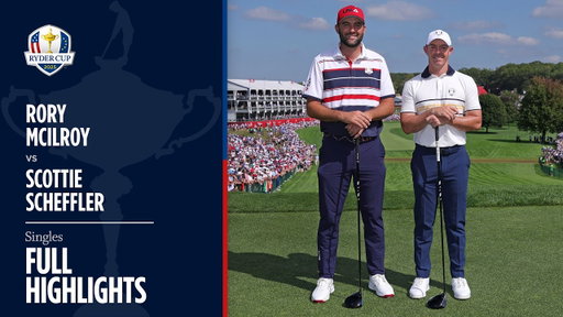 Rory McIlroy vs Scottie Scheffler | Singles | Full Highlights | 2025 Ryder Cup