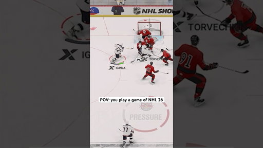 POV: you play a game of NHL 26 🛎️