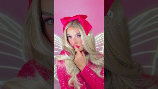 I’m a doll but I still want to party 💖💕🎀 #barbiemakeup #barbiegirl #makeup #makeupfyp