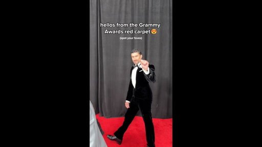 omg we’re blushing 🤭 everyone wave back in the comments @Grammys  👋