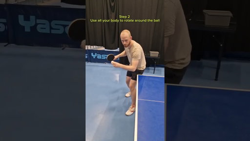 How to hit the scoop serve #tabletennis #tabletennistips #mltt