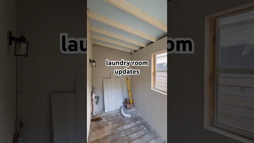 laundry room updates pt 2 | connecting my laundry room to my kitchen