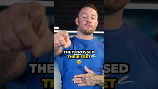 "They crossed their feet in an armbar! 😩"
