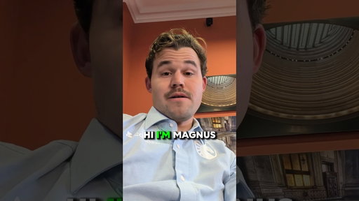 Magnus Carlsen HAS A MESSAGE FOR YOU