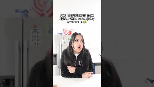 Pov: You tell your mom Spider-Man wears juicy couture 🕷️😂 #spiderman #mom #momsbelike #comedyskit
