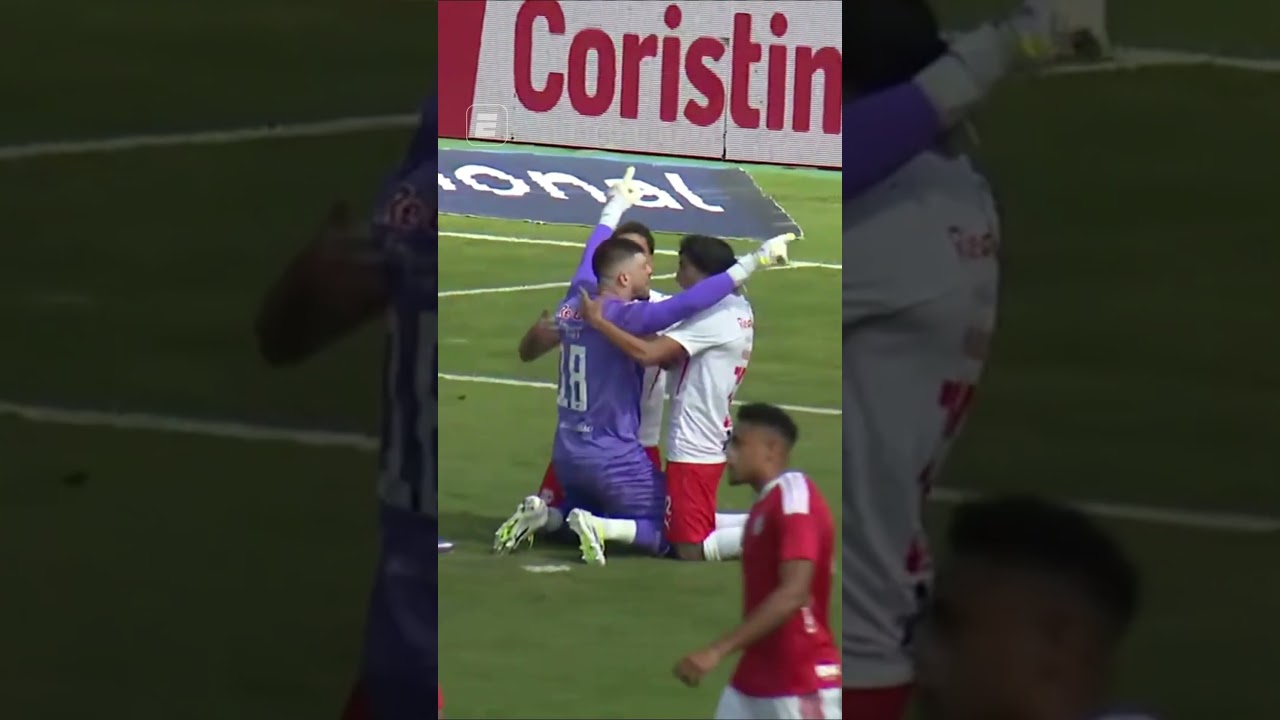 RED BULL BRAGANTINO VENCE O INTERNACIONAL COM DIREITO A GOL DE GOLEIRO! #shorts