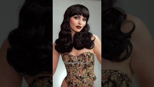 How To: DARK FEMININE MAKEUP 🦇🥀 #fallmakeup