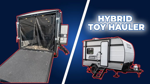 FIRST-EVER Coleman Toy Hauler + Hybrid RV! 2026 Keystone Coleman 13T | RV Review