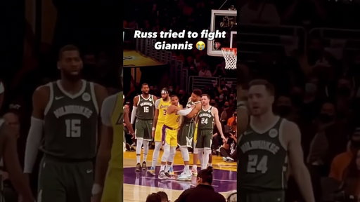Quickly realized he has no chance against the Greek Freak 🥲