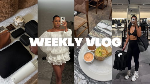 vlog | fall prep + travel essentials + vacay outfits + what's in my new bag + snack haul
