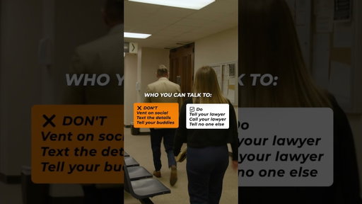 Who you talk to after an arrest matters.