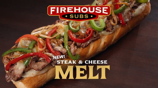 Toasted twice. Extra cheesy. New Steak & Cheese Melt.