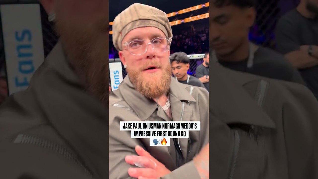 JAKE PAUL REACTS TO USMAN NURMAGOMEDOV’S VICTORY