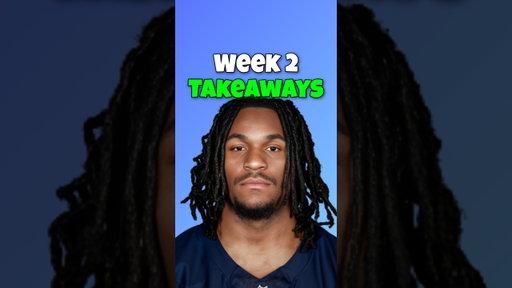 Week 2 Fantasy Football Takeaways