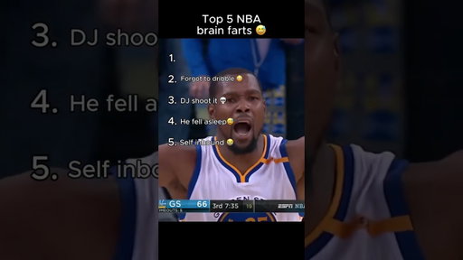 Top 5 NBA brain farts 😂