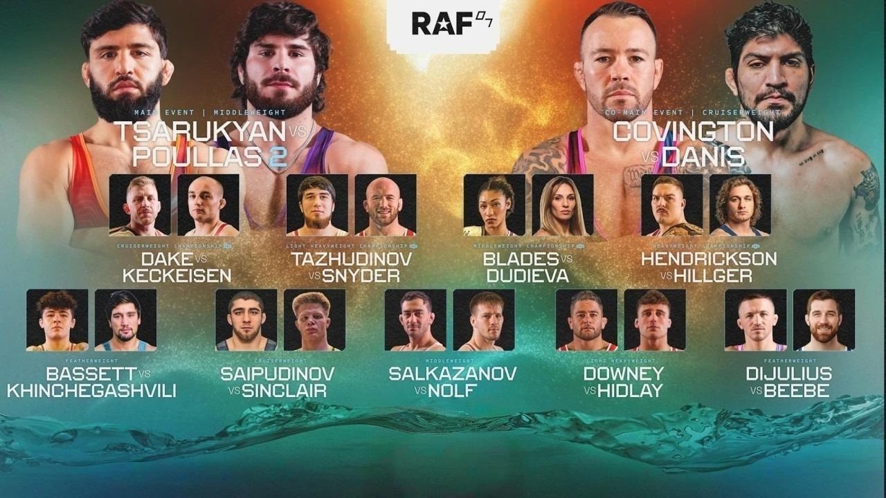 RAF 07 Full Event | Arman Tsarukyan vs Georgio Poulas 2 | Danis vs Colby | 4 title matches