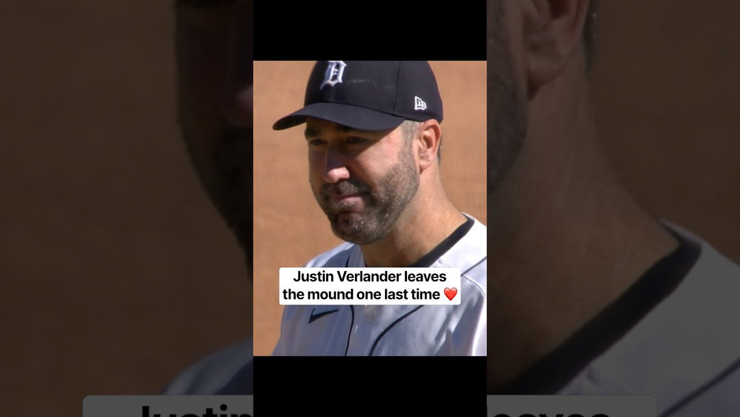 An emotional Verlander leaves with his family 🥹