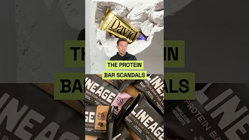 PROTEIN BAR SCANDALS