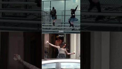 Anne Hathaway 2001 vs 2025 #annehathaway #shorts #celebrity