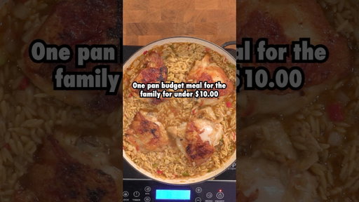 One pan budget meal to feed the family for under $10