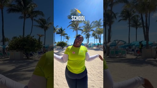 Back to school? More like back to the pool 🌴 #PerfectDayCocoCay #cruise #backtoschool