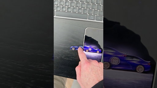 Insane iPhone hack 😳 #bmw #bmwm #blender #vfx