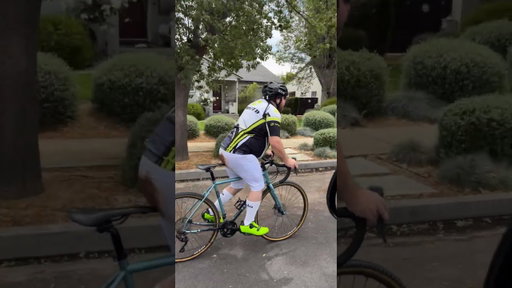 Biker poops his pants