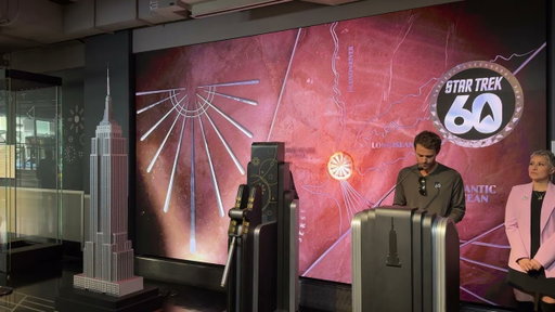 Paul Wesley and the cast of Star Trek: Strange New Worlds light the Empire State Building