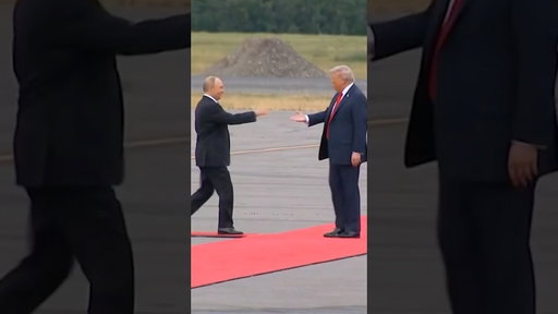 Trump and Putin Shake Hands in Alaska Ahead of Summit