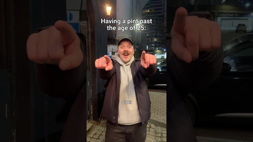 Having a pint past the age of 25: 🕺🍻🫠 #comedy #sketch #beer #british #relatable #bros #dance #lol